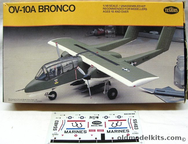 Testors 1/48 OV-10A Bronco - US Marines, 561 plastic model kit